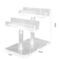 thumbnail image 6 of BAETEUY 1 Set Acrylic Glasses Display Stand Multi-tiers Heavy Duty Non-slip Freestanding Desktop Sunglasses Eyeglasses Eyewear Show Holder Rack, 6 of 8