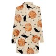 thumbnail image 5 of Camiseta de manga larga para mujer, cárdigan de otoño, cárdigan suelto, camisa estampada, cárdigan, Top, cárdigan de Halloween, camisa Fridja  hkj2531, 5 of 5