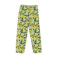 thumbnail image 3 of Lsque Lemon1 Print Men's Pajama Pants, Lounge Pant - Comfortable Home Wear,Elastic Waistband, Stylish Design-Small, 3 of 9