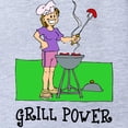 thumbnail image 2 of CafePress - FIN Grill Power - Cute Infant Baby Football Bodysuit, 2 of 3