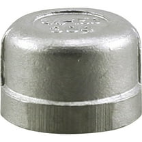 Plumbeeze Stainless Steel Cap U2-SSCA-07 - 304 Stainless Steel - 0.75"