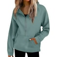 thumbnail image 5 of ZSQDM Crop Top Hoodies for Women Off Shoulder Sweatshirt Women's Hoodless Sweatshirt Quick Dry Top Coat Oversized Coat Women（Xxl）, 5 of 6