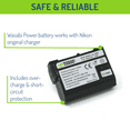 thumbnail image 4 of Wasabi Power Battery for Nikon EN-EL15, EN-EL15a, EN-EL15b, EN-EL15c, 4 of 7