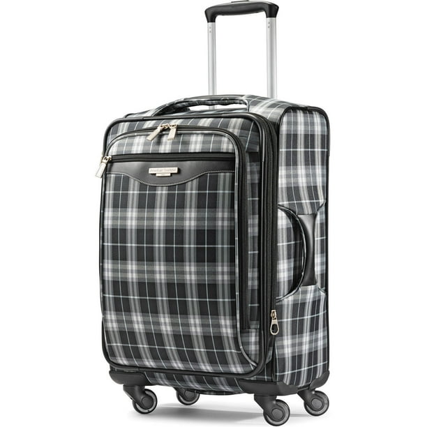 American Tourister 21" Plaid Fashion Softside Spinner Luggage Walmart