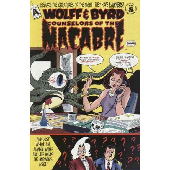 Wolff And Byrd, Counselors of the Macabre #8 VF ; Exhibit A Comic Book