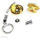 thumbnail image 4 of Llavero de carrete de pesca en miniatura (1 unidad, dorado), 4 of 4
