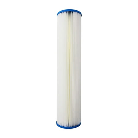 Tier1 1 Micron 20 Inch x 4.5 Inch | Pleated Polyester Whole House Sediment Water Filter Replacement Cartridge | Compatible with Pentek 255493-43, SPF-45-2001, FM-BB-20-1, Home Water Filter