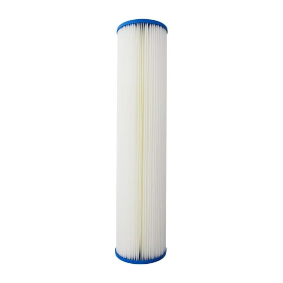 Tier1 1 Micron 20 Inch x 4.5 Inch | Pleated Polyester Whole House Sediment Water Filter Replacement Cartridge | Compatible with Pentek 255493-43, SPF-45-2001, FM-BB-20-1, Home Water Filter