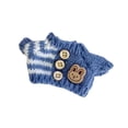 thumbnail image 4 of Muñeca de punto suéter Strade Fareast Limited accesorios para muñecas DIY azul, 4 of 8