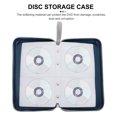 thumbnail image 6 of Raindrops Wallet 80 Capacity Portable VCD Storage Hard Shell Organizer Blue, 6 of 6