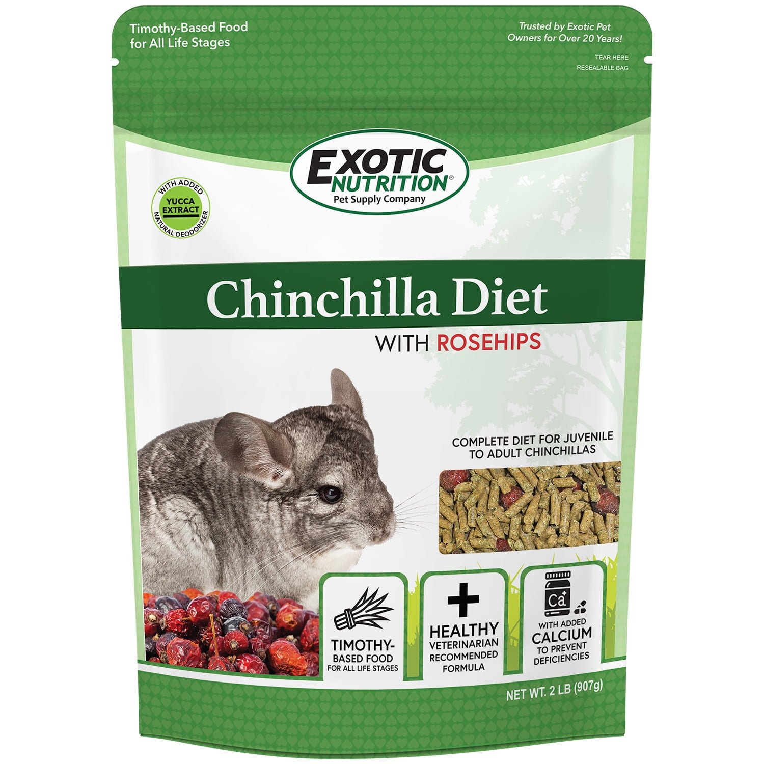 chinchilla food at walmart