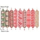 thumbnail image 4 of Yuarrent Mantel de Navidad Festival Table Runner Up Decoraciones de fiesta de escritorio Cena Familia Fondo de boda Adorno de Año Nuevo Kits de decoración para fiestas Árbol blanco rojo, 4 of 6