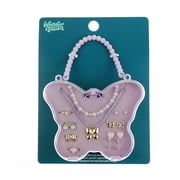 Wonder Nation 10 Pack Jewelry Set in Butterfly Box with Necklaces, Earrings, and Rings (Girl's)