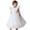 M365 White, variant on Tfken Summer Dresses For Girls A Line Solid Color Crew Neck Fly Sleeve Tutu Tulle Dresses For Party Performance Kids Soft Clothes White Size 5-6 Years