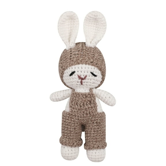 Handcrafted Crochet Rabbit Toy Delicate and Safe Cotton for Baby Toddlers Handmade Bunny Doll Cute Toy Figure