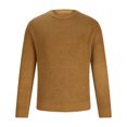 thumbnail image 5 of Fall Sweaters for Men Clearance, Knitwear Round Neck Pullover Sweater Casual Solid Color Bottoming Shirt Sweater, 5 of 6