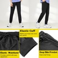 thumbnail image 5 of YouLoveIt Men's Casual Jogging Gym Bottom Sports Sweatpants Jogger Pants Sweatpants Mens Long Pants Athletic Casual Jogger Sweatpants, Black, 5 of 8