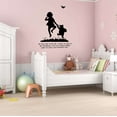 thumbnail image 2 of Children I'll Stay There Forever Adorable Quote Wall Decal Decoration Bear And Friend Cartoon Character Silhouette Happy Walk Lasts Years and Easily Removable - Size: 18 In(W) x 30 In(H), 2 of 5