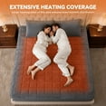 thumbnail image 4 of Daluvenix Electric Heated Mattress Pad Queen Size Coral Fleece Heating Mattress Pad Luxury Bed Warmer Fast Heating Machine Washable, 4 of 9