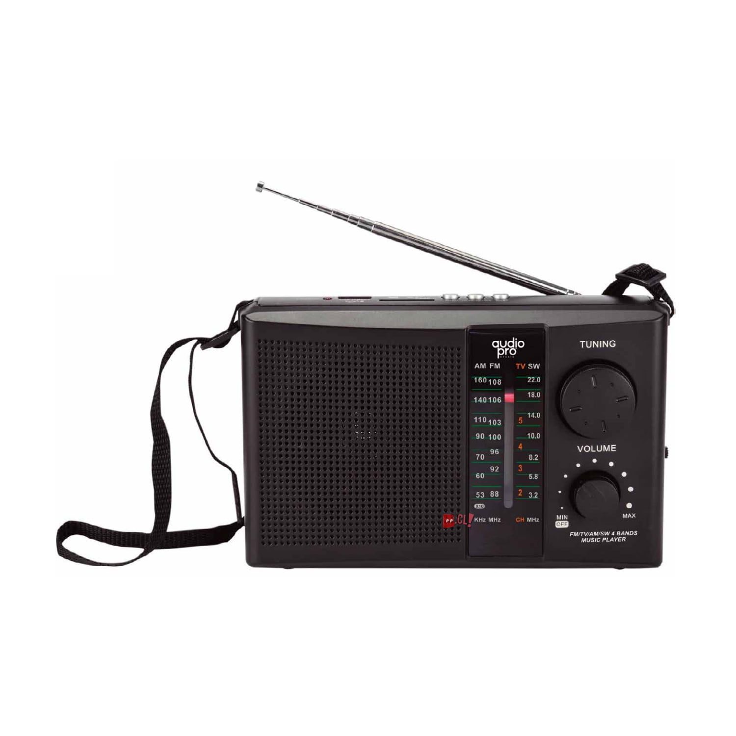 Radio Portátil Am/Fm Estilo Retro Recargable - Ps