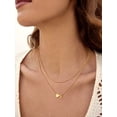 thumbnail image 3 of Suplight Women Necklace Initial A Heart Choker 316L Stainless Steel Double Layered Chain for Women, 3 of 8