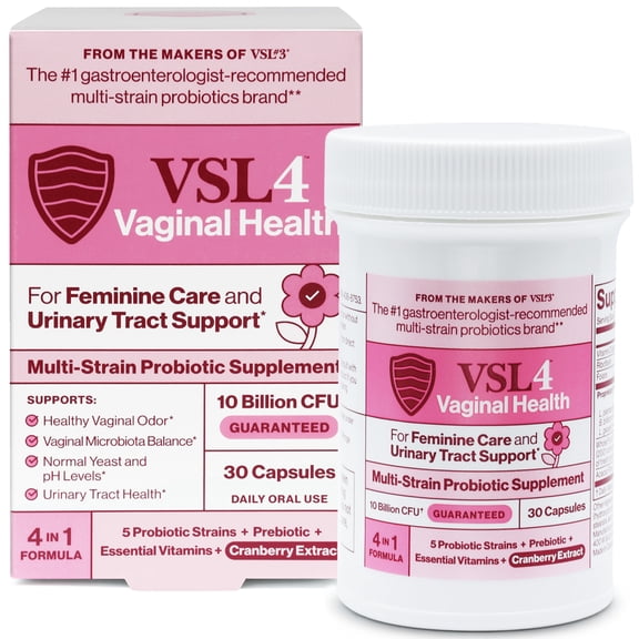 VSL4® Vaginal Health Daily Probiotic Supplement for Adults, 30 Count