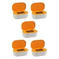 thumbnail image 2 of relayinert Stylish Desktop Countertop Mask Dispenser Storage Box with Lid Spacious Holder Plastic Baby Yellow 21x14x7.8cm 5Set, 2 of 6