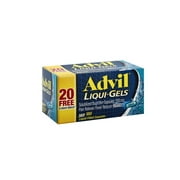 Advil Liqui-Gels Pain Reliever / Fever Reducer Liquid Filled Capsule, 200mg Ibuprofen, 180 Tablets