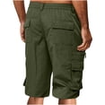 thumbnail image 6 of WAENQINLA Mens Cargo Shorts Casual Lightweight Work Shorts with Multi Pockets Elastic Waist Summer Outdoor Work Cargoshorts, 6 of 7