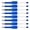 Blue, variant on 8 PCS Custom Beadable Pens, Durable Premium Material, DIY Pens Making Bling Crystal Plastic Shaft Black Ink Beaded Ball-Point Pen for Gift