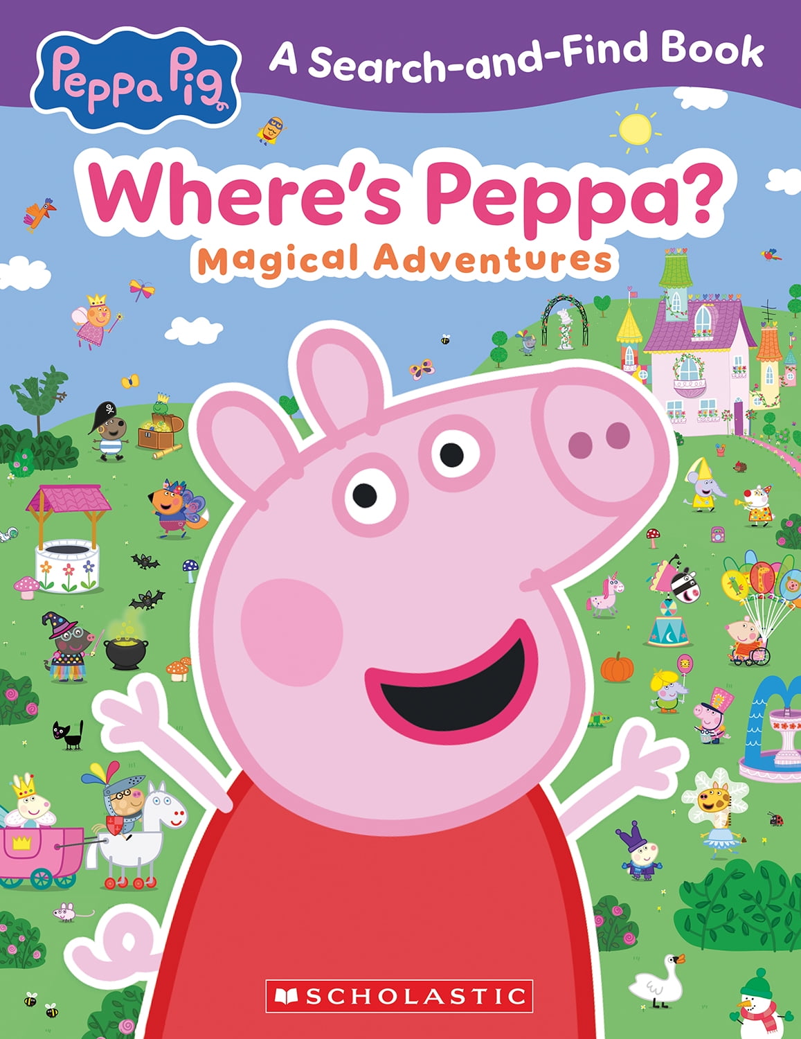 New and Trending: Where's Peppa? Magical Adventures Search-And-Find by Scholastic