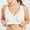 White, variant on Women Zip Front Sports Bra Breathable Wireless Active Yoga Sports Bras
