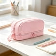 thumbnail image 6 of Back to School Supplies Under 1 Pencil Case Stylish Durable Versatile Zipper Pencil Case Big Storage Pen Organizer for Stationery for Teen Boys Girls School Students #1460, 6 of 6