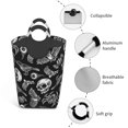 thumbnail image 4 of KLL Skull bird bat spider Laundry Hamper,Large Canvas Fabric Lightweight Storage Basket Toy Organizer Dirty Clothes Collapsible Waterproof, 4 of 6