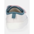 thumbnail image 3 of Wonder Nation Baby and Toddler Girls Two Strap Bump Toe Sneakers, 3 of 6