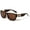 Tortoise, variant on Square Fashion Dark Lens Hip Hop Sunglasses Black