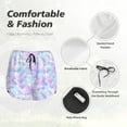thumbnail image 6 of Fotbe Rainbow Scales Womens High Waist Running Shorts Athletic Workout Quick Dry Shorts for Women with Pockets Gym Yoga Summer Shorts-Medium, 6 of 9