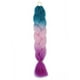 thumbnail image 1 of XmhyTop-A Extensiones de cabello sintético trenzado multicolor jumbo ombré de 60 cm, 3 piezas, perfectas para trenzas regulares y con giros DIY, C46, 1 of 5