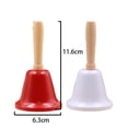 thumbnail image 2 of 2Pieces Metal Hand Bells,Christmas Hand Bell,Musical Bell,for Hotels,Schools,Restaurants, 2 of 5