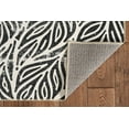 thumbnail image 6 of Linon Home Décor Washable Leona Area Rug or Runner Collection, Ivory and Black, 2' x 3', 6 of 7