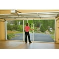 thumbnail image 4 of Lifestyle Screens 10'x10' Brownstone Frame; 18x14 Charcoal Fiberglass Mesh Garage Door, 4 of 7