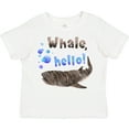 thumbnail image 3 of Inktastic Whale, Hello Cute Whale Shark with Bubbles Boys or Girls Toddler T-Shirt, 3 of 5