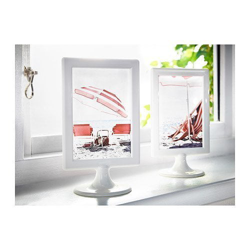 2 Pack Ikea Photo Frame Tolsby White 4 X 6 Each Frame Holds 2 Pictures