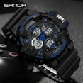 thumbnail image 5 of Sanda Men's Watches Sports Outdoor Waterproof Military Wrist Watch Date Multi Function Tactics LED Alarm Stopwatch, 5 of 6