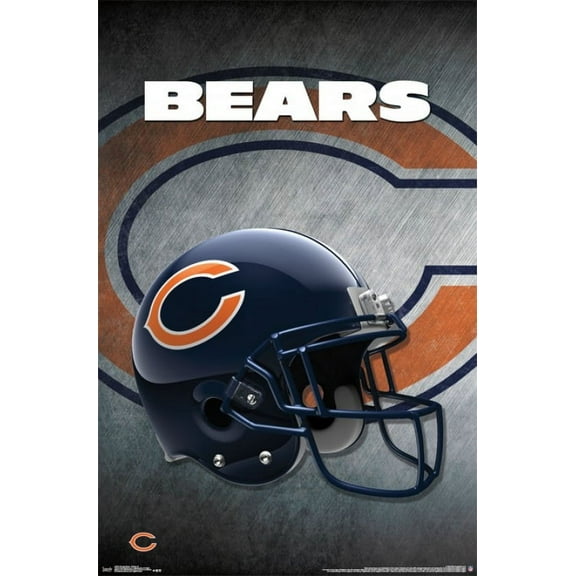 Chicago Bears - Helmet 16 Poster Print (22 x 34)