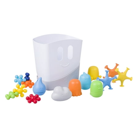 UPC: 0698904105169 | Ubbi Baby Bath Toy Gift Set Includes Toy Drying Bin & 12 Bath Toys Dishwasher Safe Baby Essential Gift Bath Time Essentials