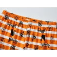 thumbnail image 6 of Beezizac Big Girls Halloween Glow in The Dark Pumpkin & Cat Skeleton Pajama Set PJS Size 14, 6 of 7