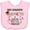 AD-Pink, variant on Inktastic My Daddy Graduated and I'm Super Proud Boys or Girls Baby Bib
