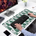 thumbnail image 2 of Long Mouse Pads for Desk,Green Christmas Tree Pattern Desk Mats on Top Of Desks, Desk Mouse Pad Extra Large with 3mm Non-Slip Base and Stitched Edge for Gaming,Office,Work,Home 31.5x15.7in, 2 of 5
