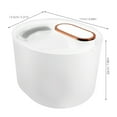 thumbnail image 2 of Raindrops 1Set Large Capacity Pet Water Fountain with Smooth PP Material Suitable for Cat and Dog, 2 of 8